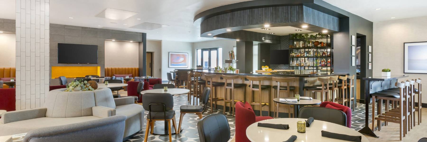 Dining at Cambria Hotel Spokane Airport at Spokane, Washington